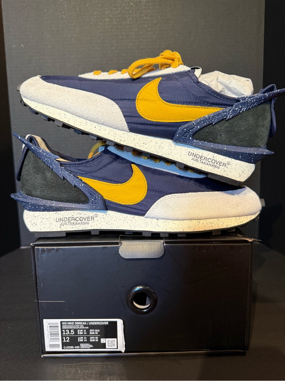 Nike Daybreak/Undercover Jun Takahashi collab Blue and Yellow 12M